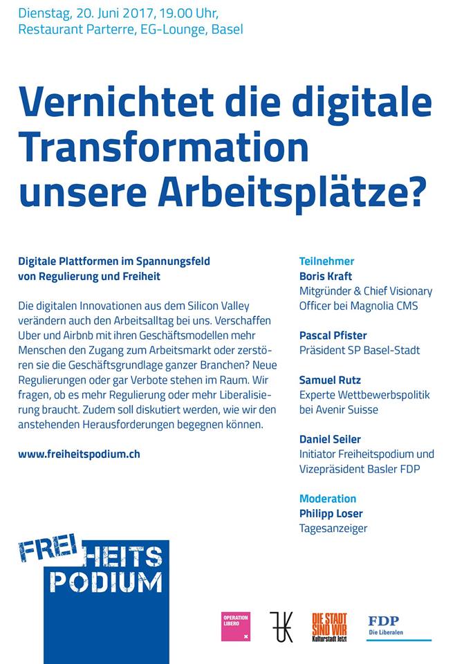 Freiheitspodium Digitalisierung